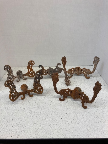Cast iron wall hooks