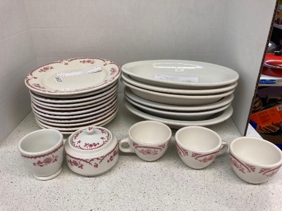 Shenango Restaurantware chardon rose