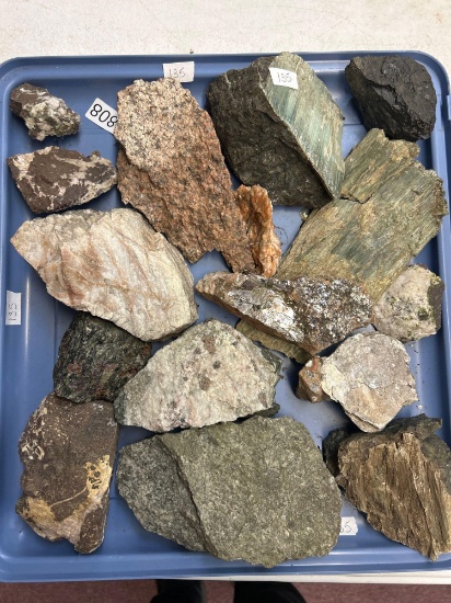 large rocks and minerals specimens