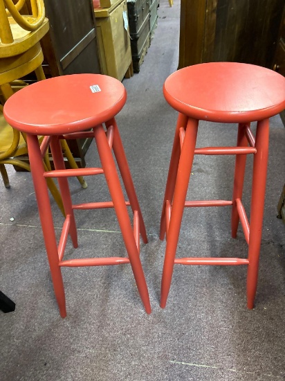 two barstools