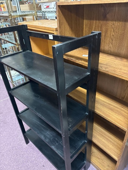 3 wood shelves