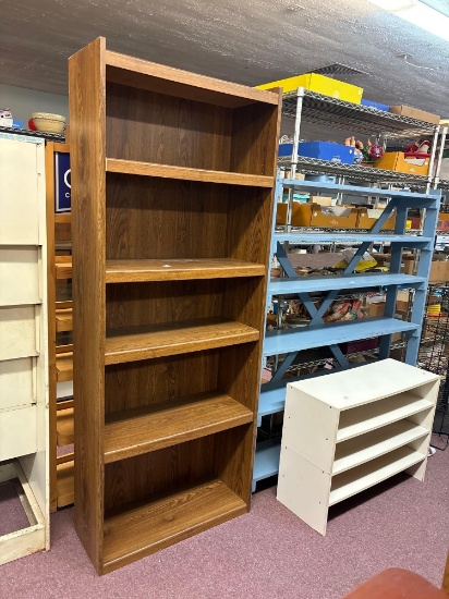 three shelves