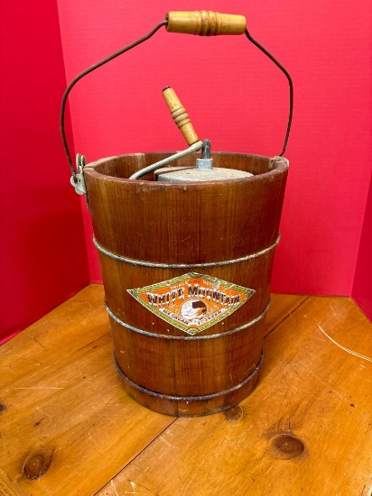 vintage ice cream maker
