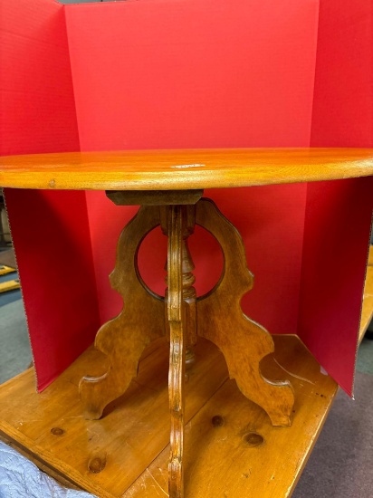 antique lamp table 23 inches tall