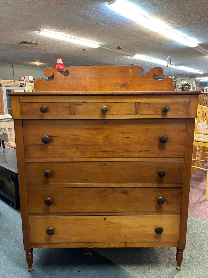 antique 1880s chest of drawer 60 inches tall