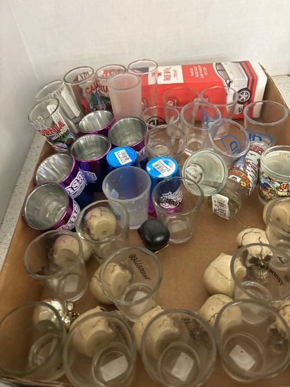 shot glasses