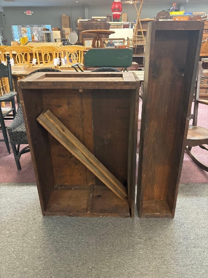 antique early wood shipping crates