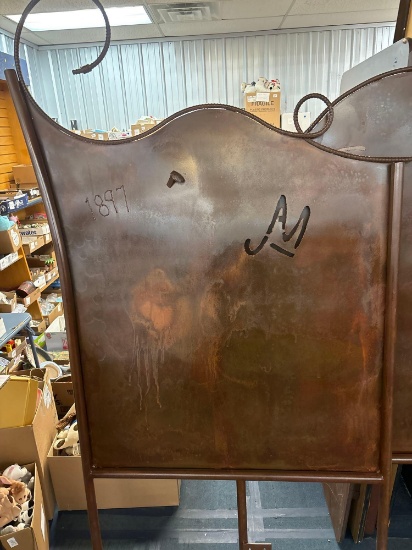 two custom-made headboards twin size