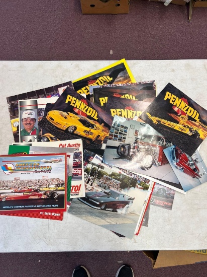 racing NASCAR dragster, collectibles and advertising