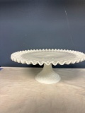 Fenton hobnail cake stand
