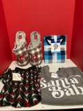 All new Christmas items papa elf house shoes pjs sweatshirt Lularoe skirt