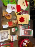 large lot of Christmas decorations