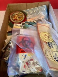 Ephemera stamps cottage cheese lids postcards more