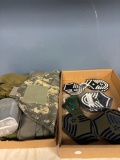 military patches mostly Air Force canteen point blank deltoid armor sleeve sea list