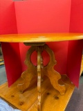 antique lamp table 23 inches tall