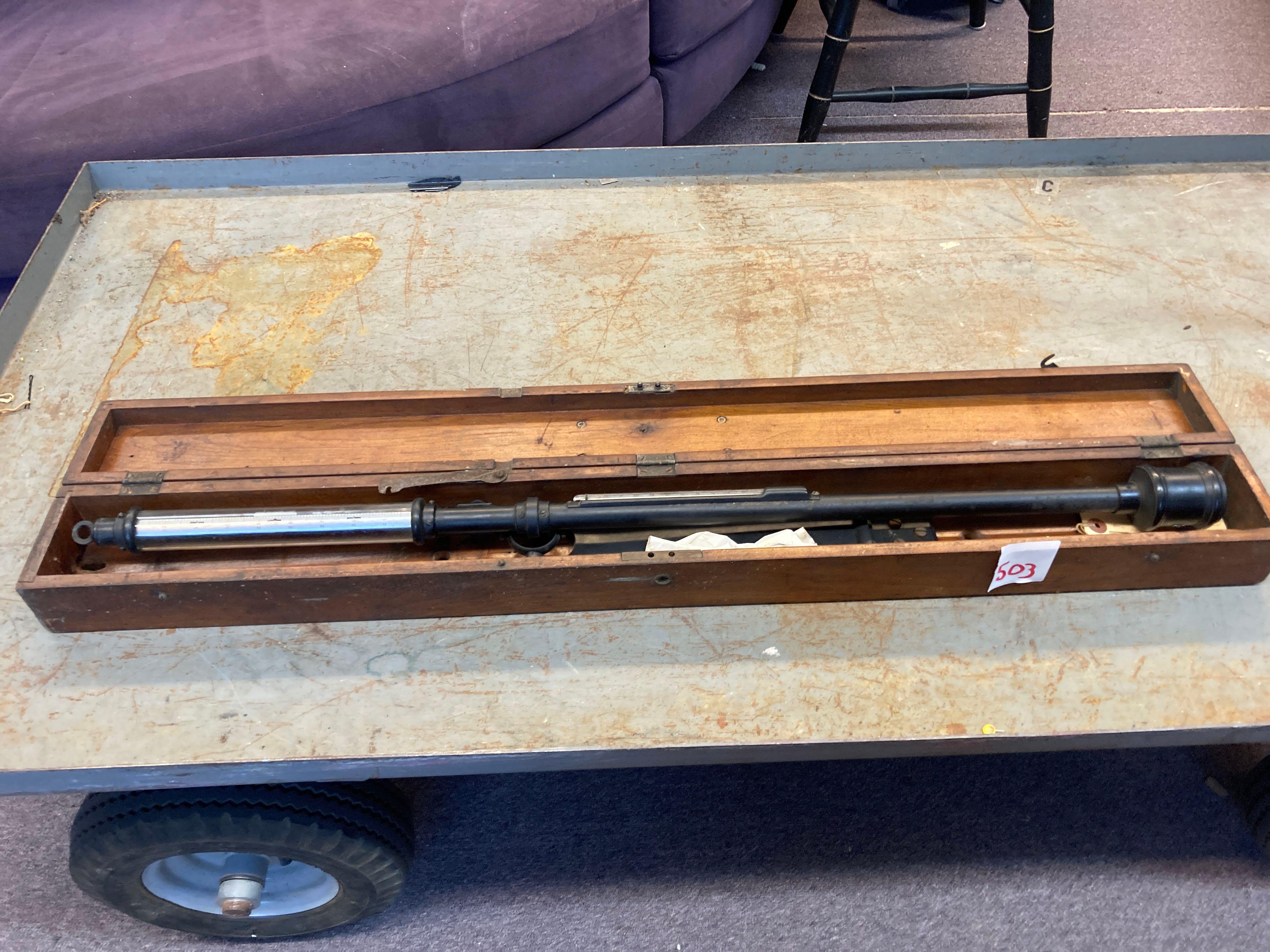 Antique Taylor Instruments in wooden box | Proxibid