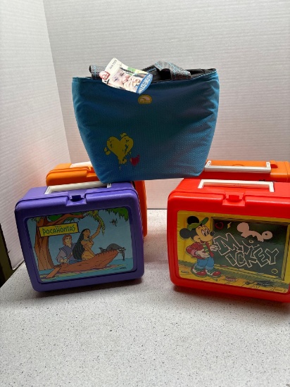 older and newer lunchboxes