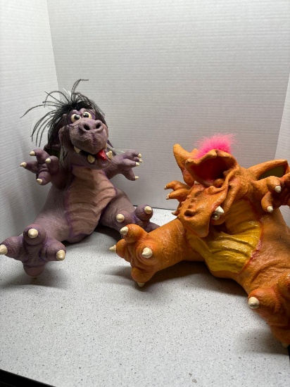 T. Oliver Kopian creatures of delight puppets both are signed
