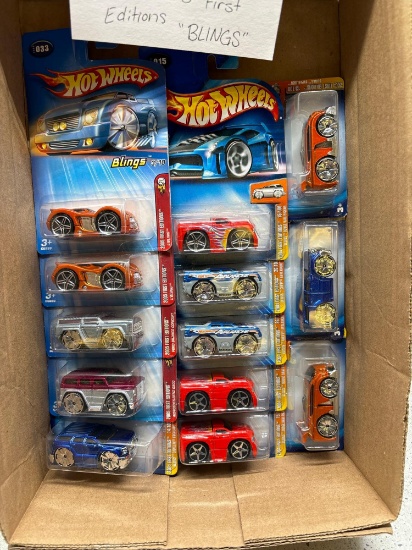 Hot wheels new old stock 2004 2005 first edition blings