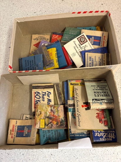 vintage match books