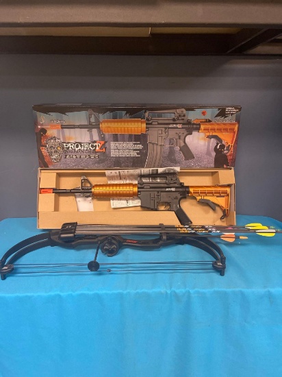 Spring rifle new in box Bear bow and arrow gold tip