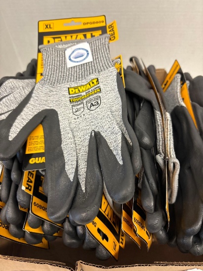 brand new pairs of Dewalt touchscreen gloves extra large
