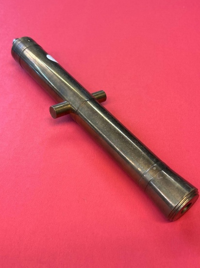 brass toy Cannon barrel approximately 11 inches