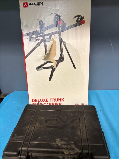 deluxe trunk bike carrier empty case