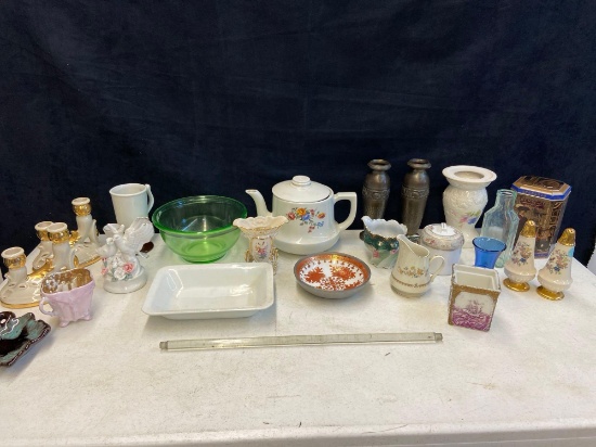 Large glass and ceramic lot