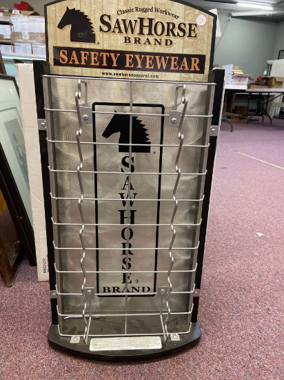 Sawhorse Brand safety eyewear double sided display
