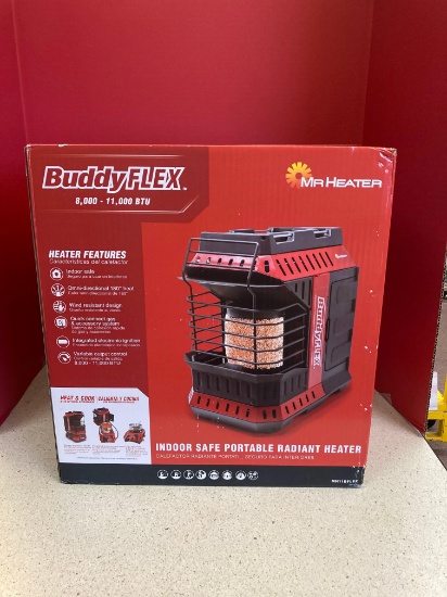 New BuddyFlex indoor safe portable radiant heater