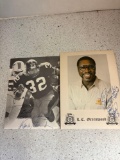 vintage Pittsburgh Steelers autograph photos