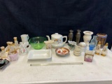 Large glass and ceramic lot