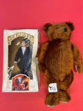 vintage teddy bear gone with the window Peter rabbit book