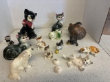porcelain cats and doves