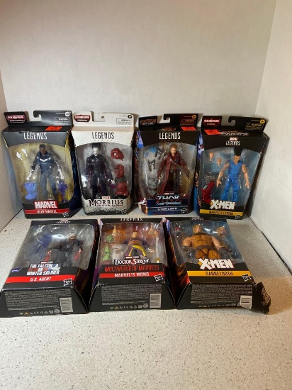 New in box marvel build a figure 7 figures