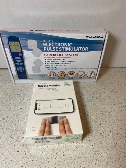 New electronic pulse stimulator and EKG Kardiamobile