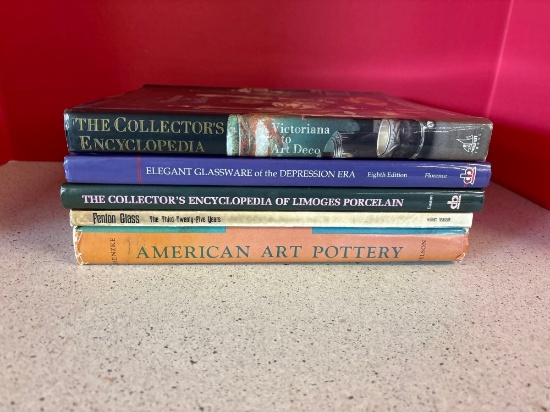 books on pottery and glass