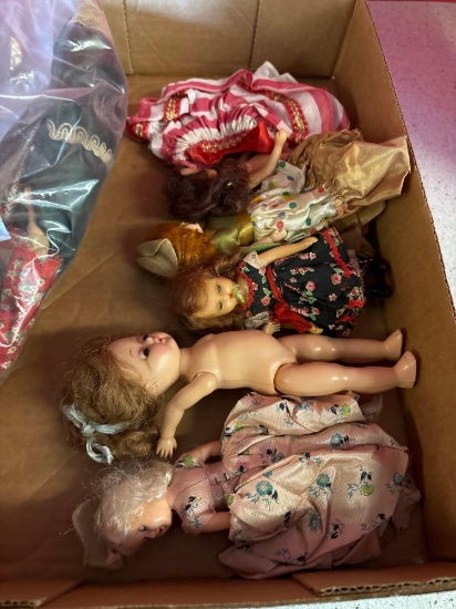 Collection of vintage doll