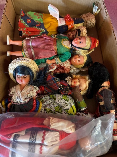 International vintage dolls