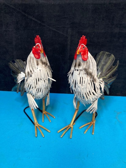 Metal roosters