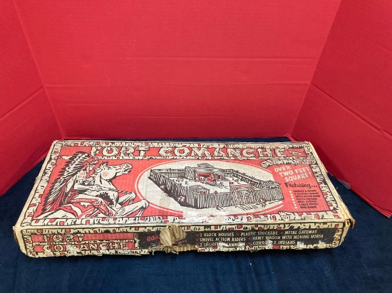 Fort Comanche vintage toy set
