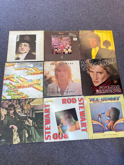 9 Rod Stewart Faces albums see list