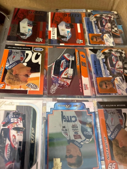 binder full of NASCAR cards