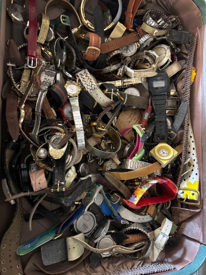 large collection of watches