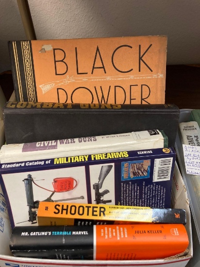 Gun books, Civil War guns, black powder, snapshot more