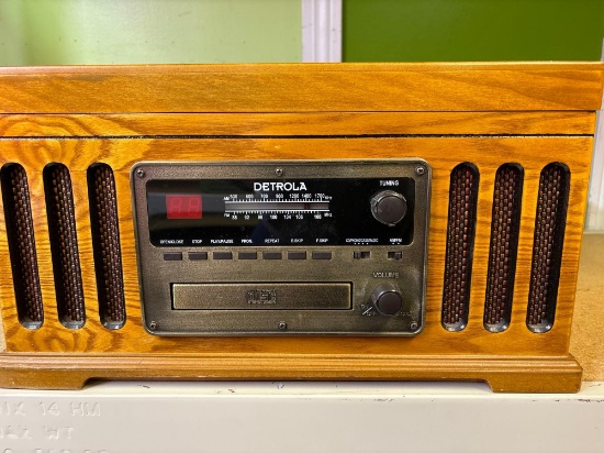 DETROLA radio record compact display