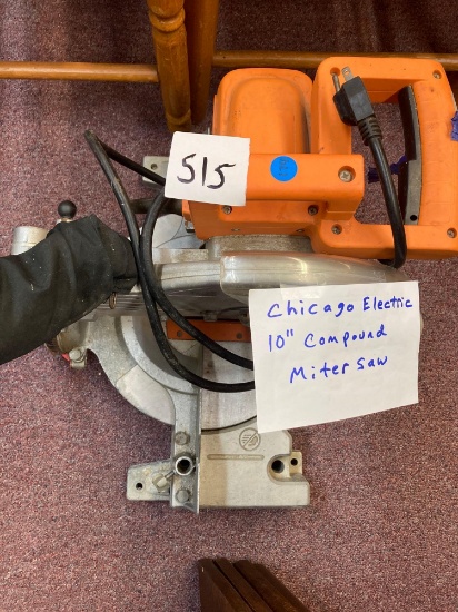 Chicago electric 10 inch compound miter saw