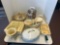 large porcelain ceramic items, tray, pit bowl, and more and congress collectible plates