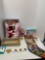Christmas decor, including Madame Alexander, Santa Claus, needlepoint stocking, German smoker